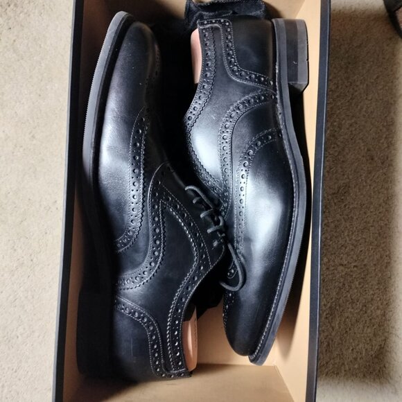 Loake Full Brogue Oxfords Worn Once! Size 11.5 US 10.5 UK (Read Desc) main image 2